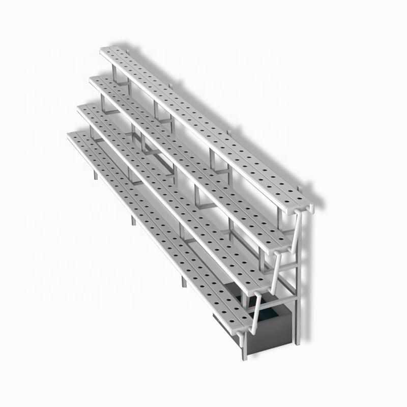 کانال های UPVC NFT Food Grade  به صورت رشد عمودی گلخانه ای برای کشت هیدروپونیک کاهو