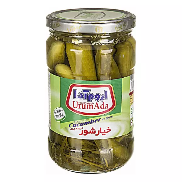خیارشور درجه یک 700 گرمی اروم آدا