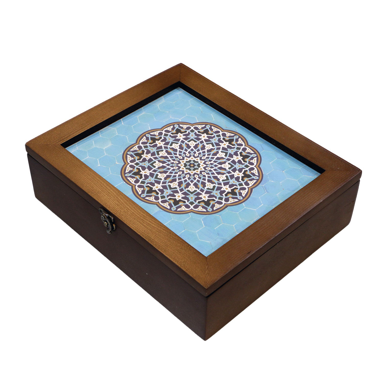خرید عمده پکیج هدیه آوین فیروزه ای (مجموعه سوغات شهرها)