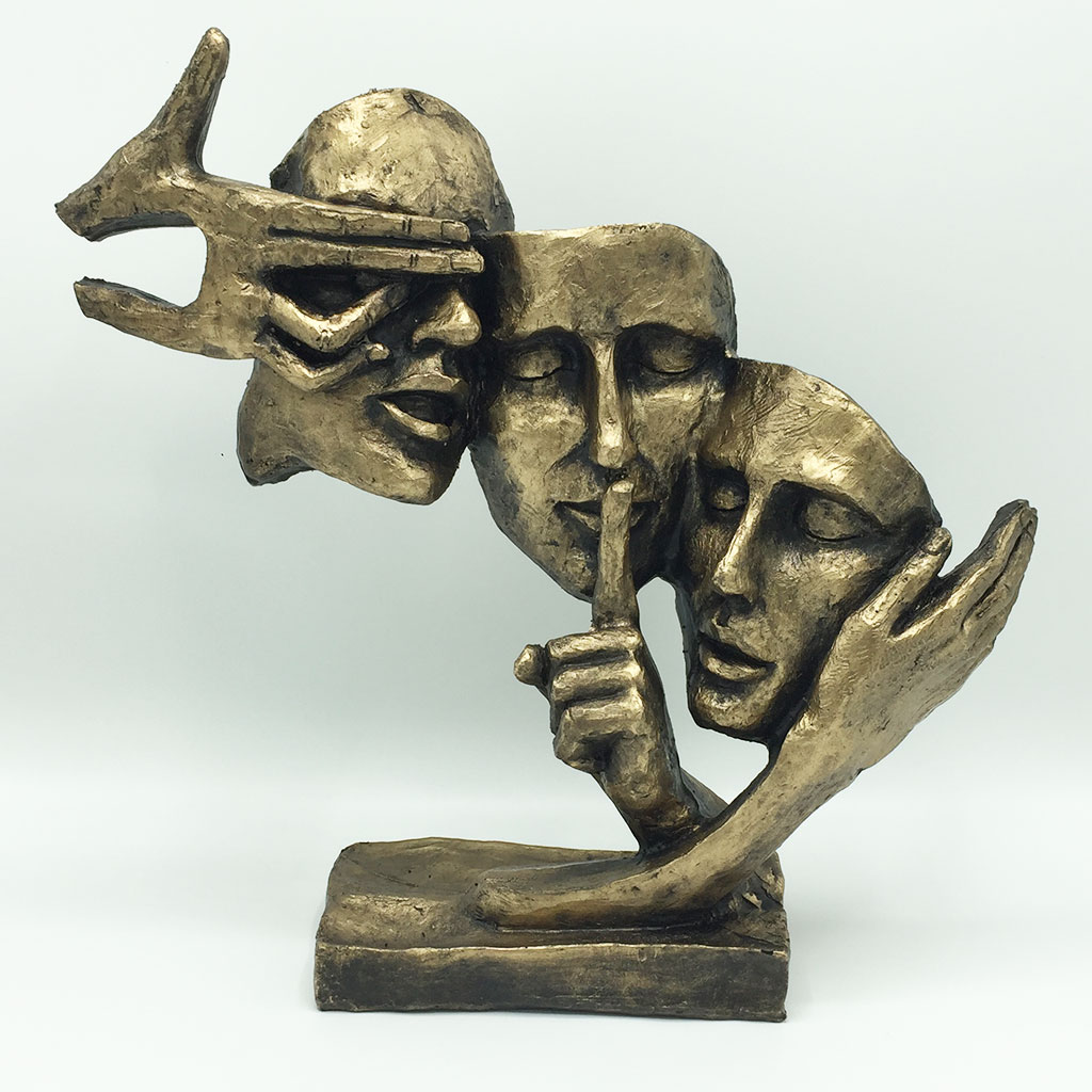 خرید عمده مجسمه رخ سه چهره 