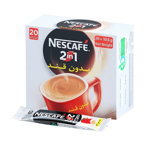 نسکافه دو در یک بدون قند 20 عددي Np نستله