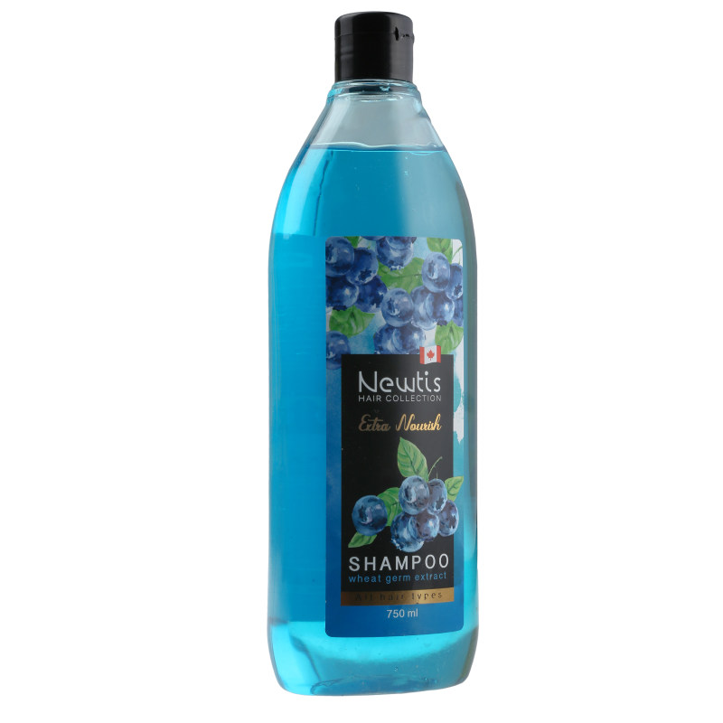 شامپو موي سر آبي رنگ اکسترا نوريش 750ML - نیوتیس
