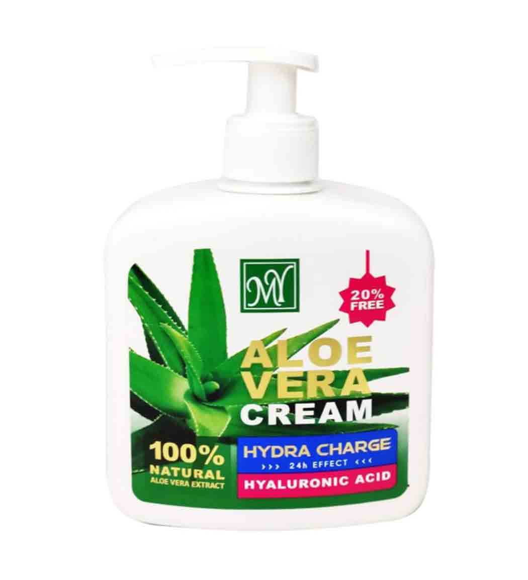 کرم مرطوب کننده پمپي آلوئه ورا 490ML - ماي