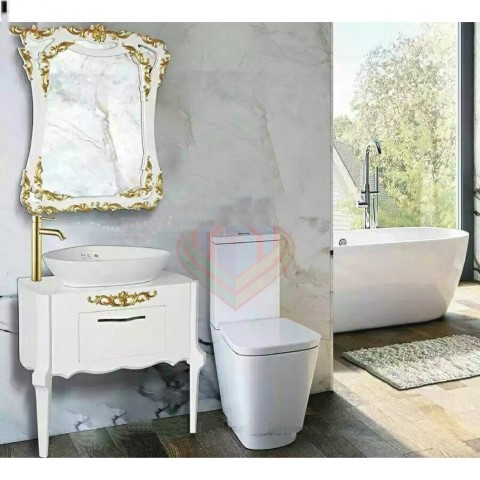 روشویی کابینتی کاسپین مدل جمی خم