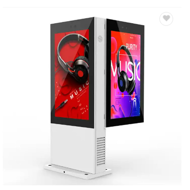 خرید عمده صفحه نمایش ال سی دی تبلیغاتی ایستاده دو رو 43 اینچ