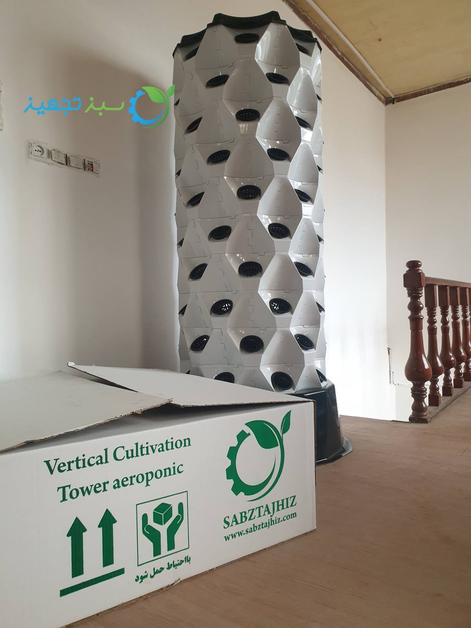 خرید عمده برج کشت عمودی ایروپونیک 10 طبقه