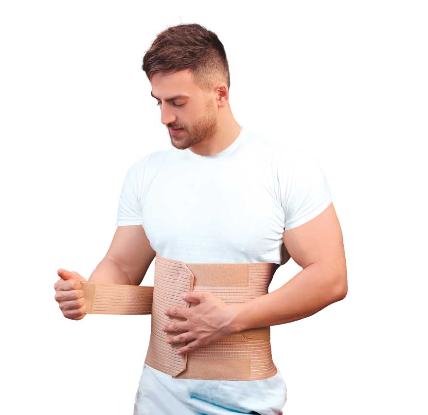 شکم بند الاستیک تنفسی با کش دابل 
