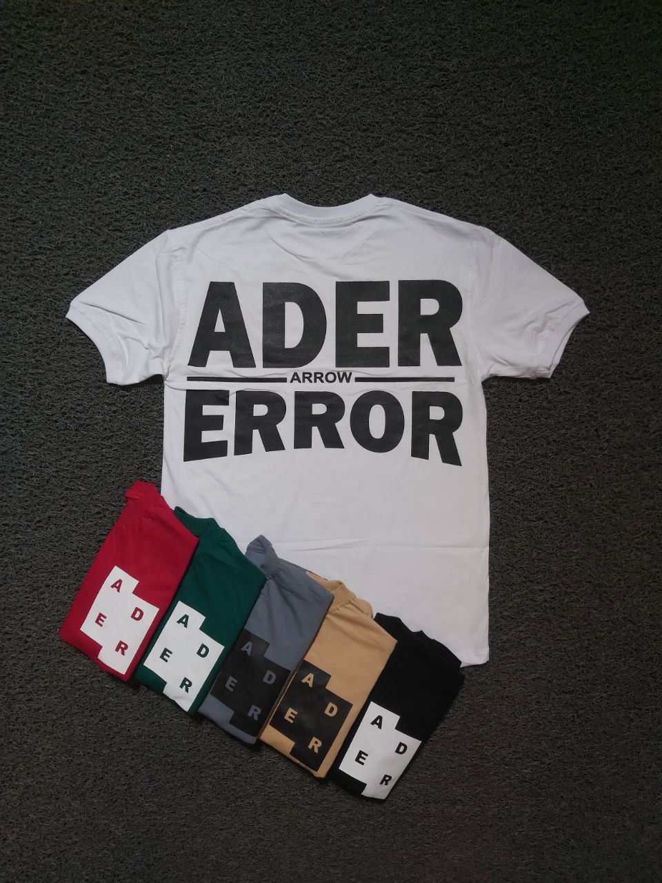 خرید عمده تیشرت سایز L,XL,2XL جنس پنبه سوپر طرح ANDER ERROR دارای رنگ بندی