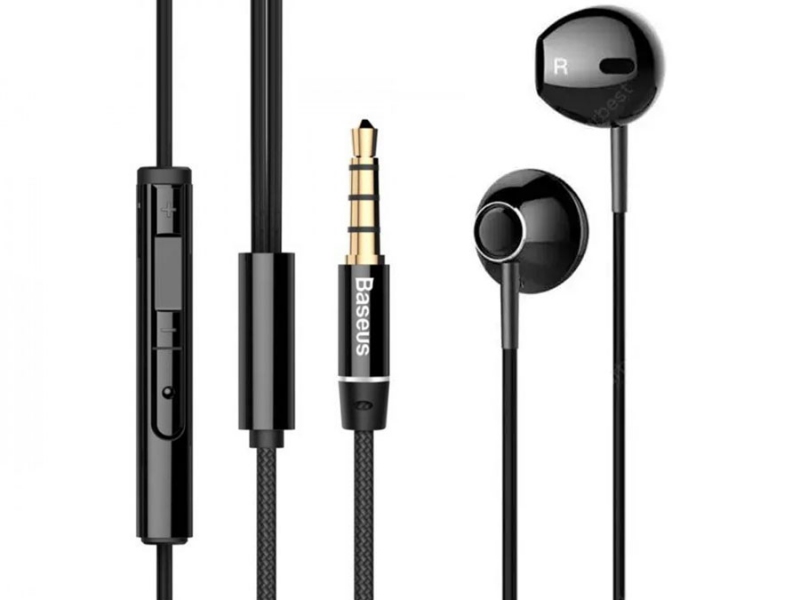 خرید عمده ایرفون با سیم بیسوس Baseus Encok H06 Wire Earphones
