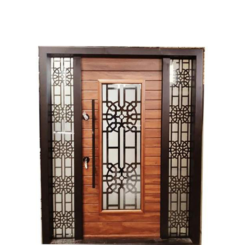 خرید عمده درب لابی طرح کرکره ای شیشه خور