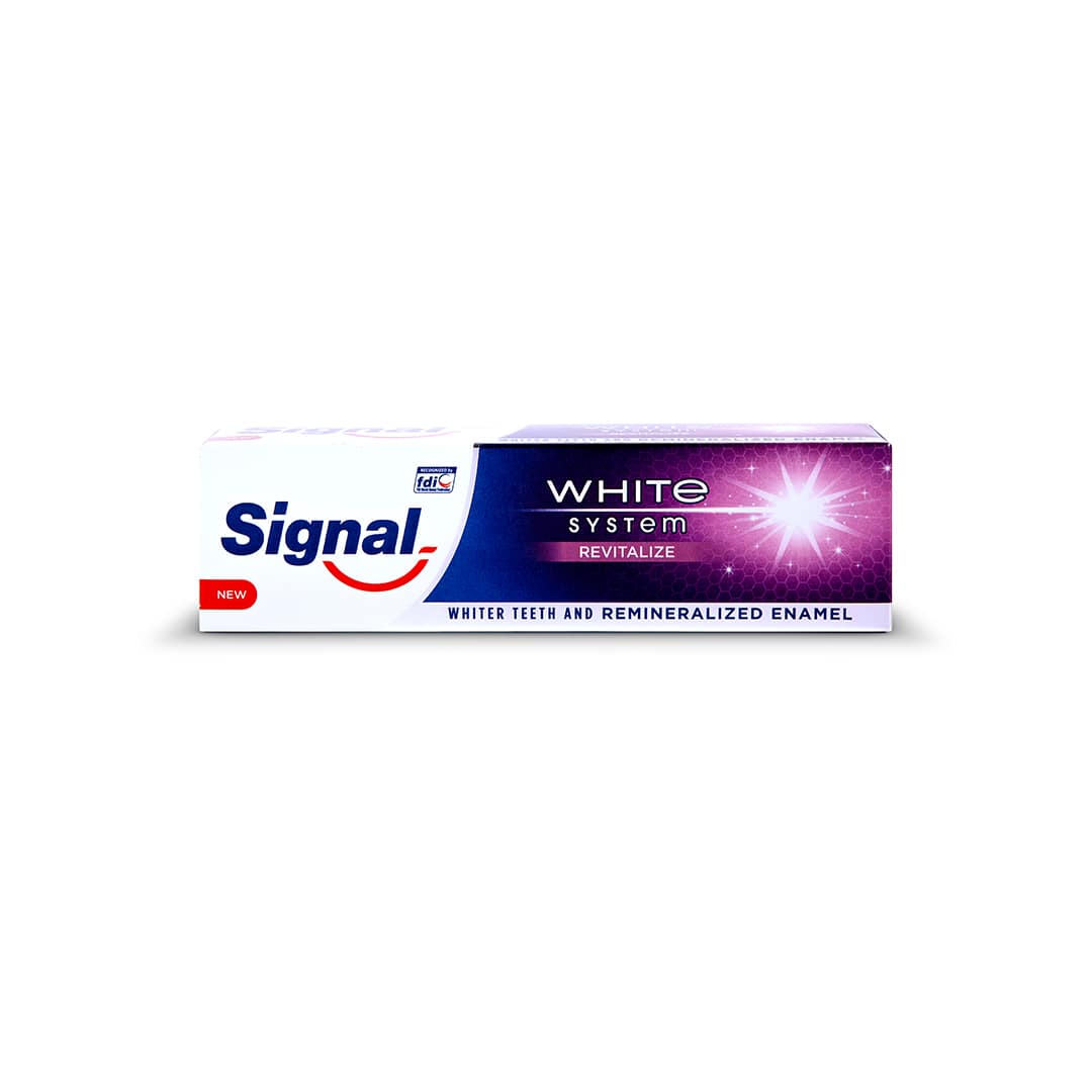 خرید عمده خمیردندان 75میل سفید کننده وایت سیستم احیا کننده سیگنال