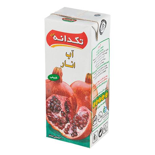 آبمیوه انار اسلیم 200 سی سی تکدانه 