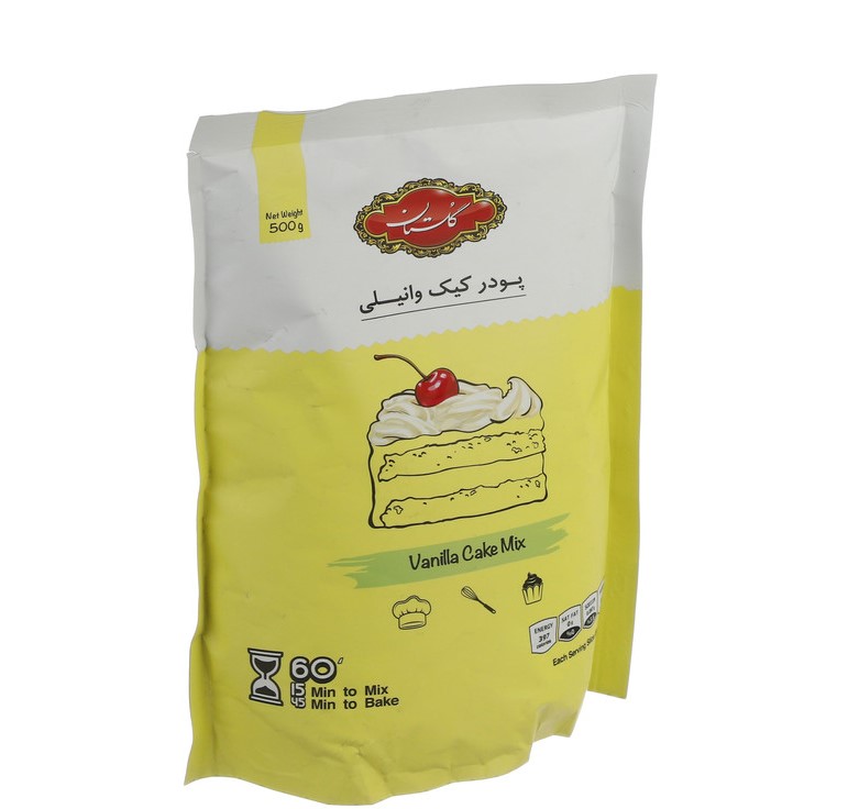 پودر کیک وانیلی ۵۰۰ گرمی گلستان