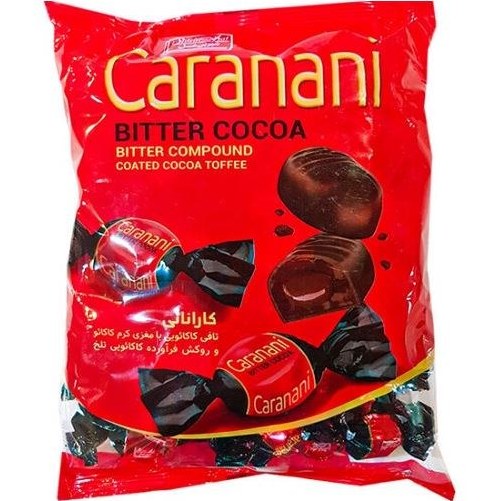 تافي روکشدار بيتر با مغز کاکائو،کارا ناني 3000 گرمی برند شیرین عسل 