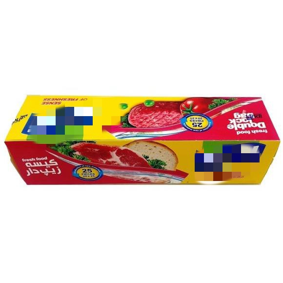 خرید عمده کیسه فریزر زیپ دار 25عددی 20*25 استارپلاست 