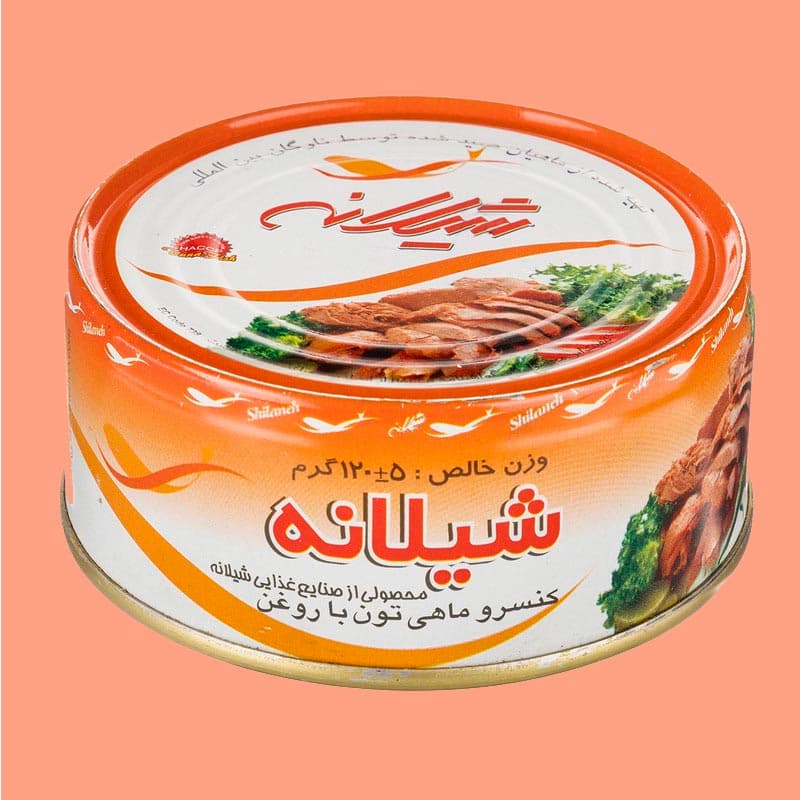 خرید عمده کنسرو تون 150 گرمی با درب easy open شیلانه