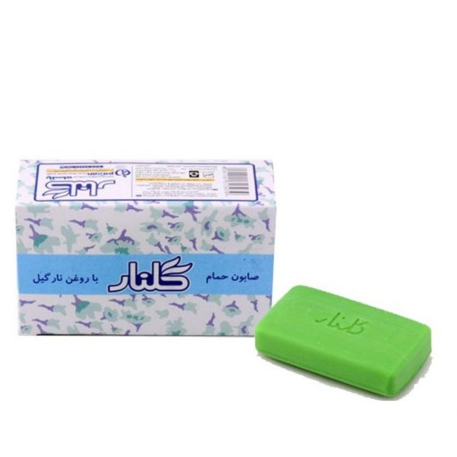 خرید عمده صابون حمام سبز گلنار 130 گرم بسته 6 عددی