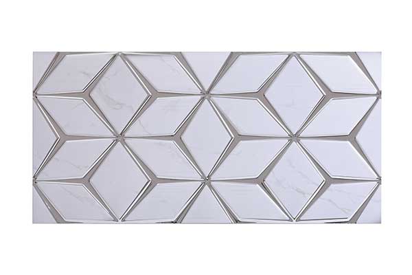 خرید عمده کاشی بین کابینتی تک گل آرام نقره ای 