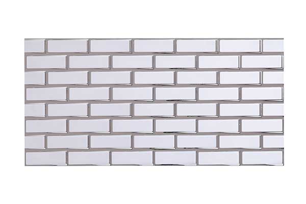 خرید عمده کاشی بين کابينتی تک گل دافنه سفید نقره ای 