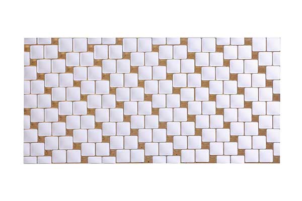 خرید عمده کاشی بين کابينتي تک گل میشو طلایی 