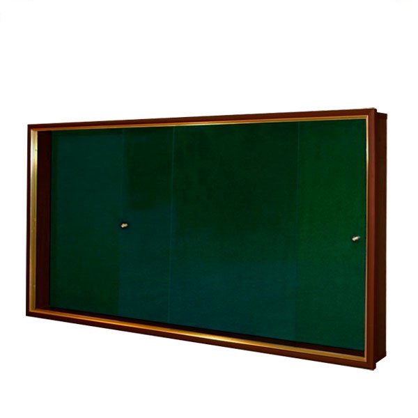 خرید عمده تابلو اعلانات شیشه خور فلزی 150×90 مهرگان mehregan