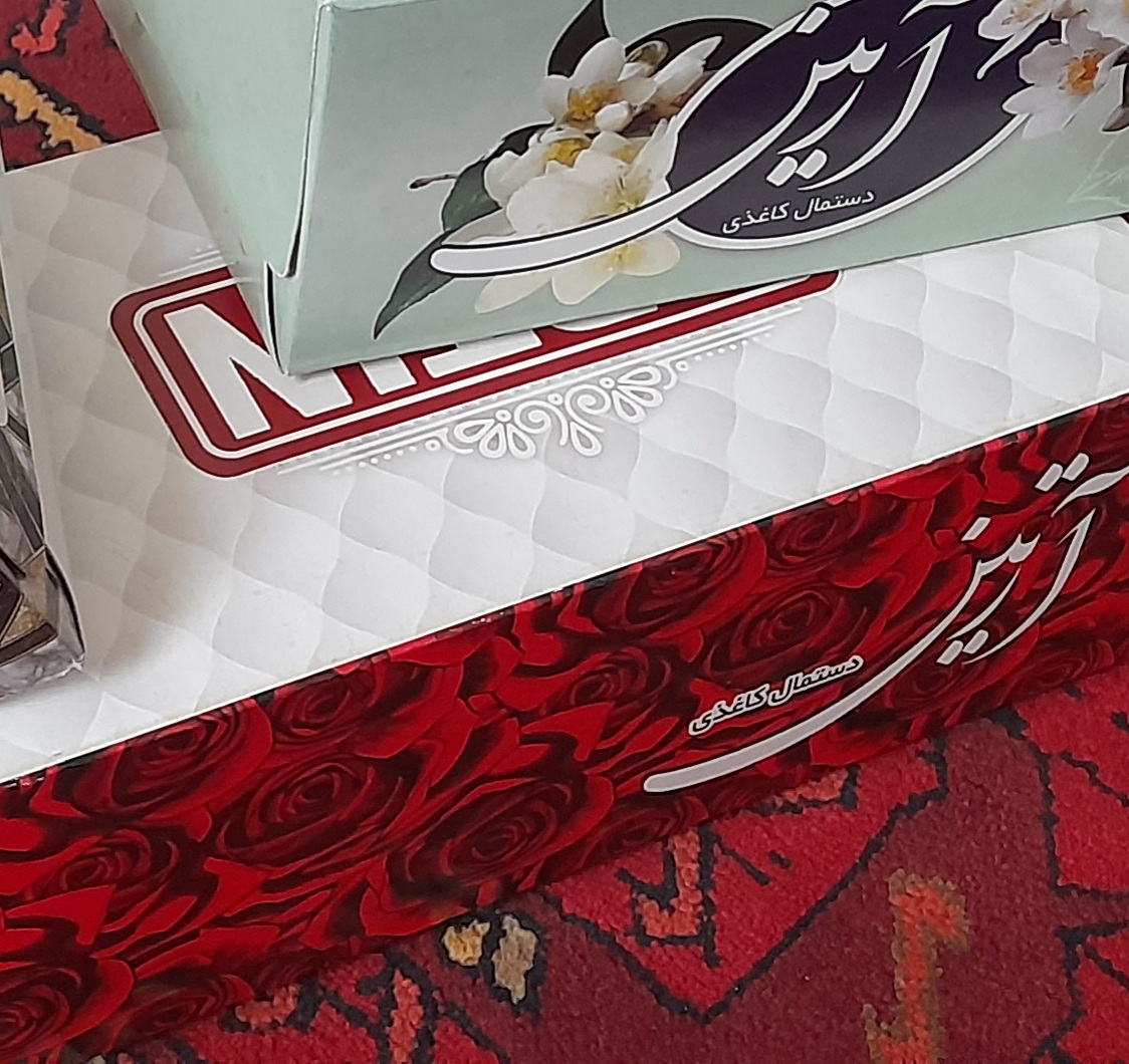 خرید عمده دستمال کاغذی جعبه ای 100 برگ آرتین