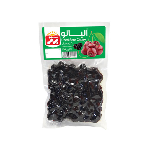 خرید عمده آلبالو خشک 100 گرمی وکیوم برتر