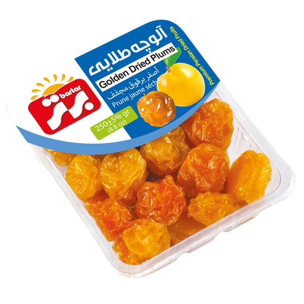 خرید عمده آلوچه طلایی 250 گرمی برتر
