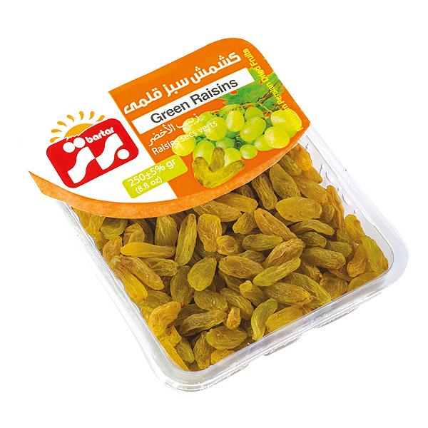 خرید عمده کشمش سبز 250 گرمی برتر