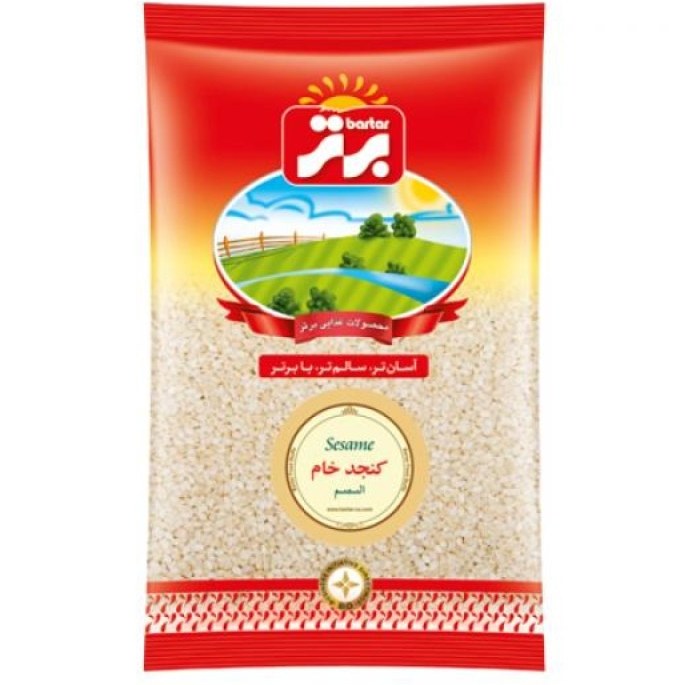 خرید عمده کنجد خام ۳۰۰گرمی سلفون برتر 