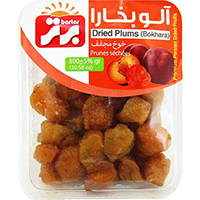 خرید عمده آلو بخارا وکیومی ۳۰۰ گرمی برتر 