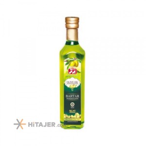 روغن زیتون خام ۵۰۰ سی سی شیشه  برتر 