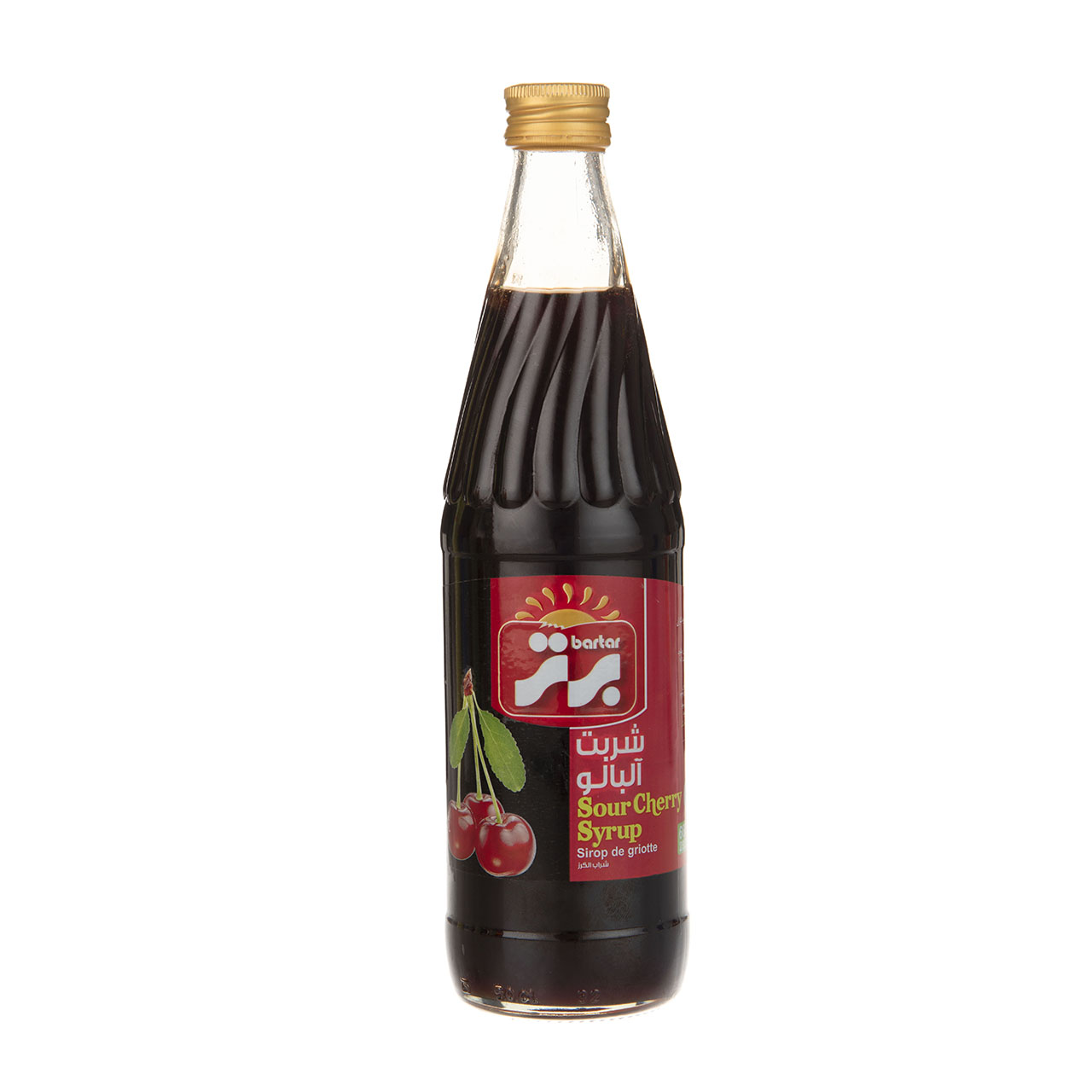 شربت آلبالو۶۶۰ گرمی  شیشه  برتر 
