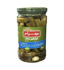 خرید عمده خیارشور ممتاز 650گرم مهرام