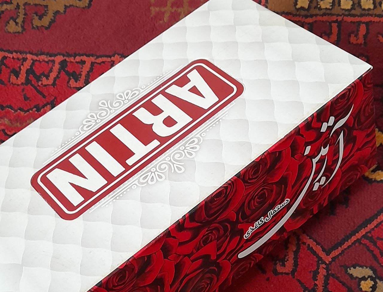 خرید عمده دستمال کاغذی جعبه ای 200 برگ آرتین